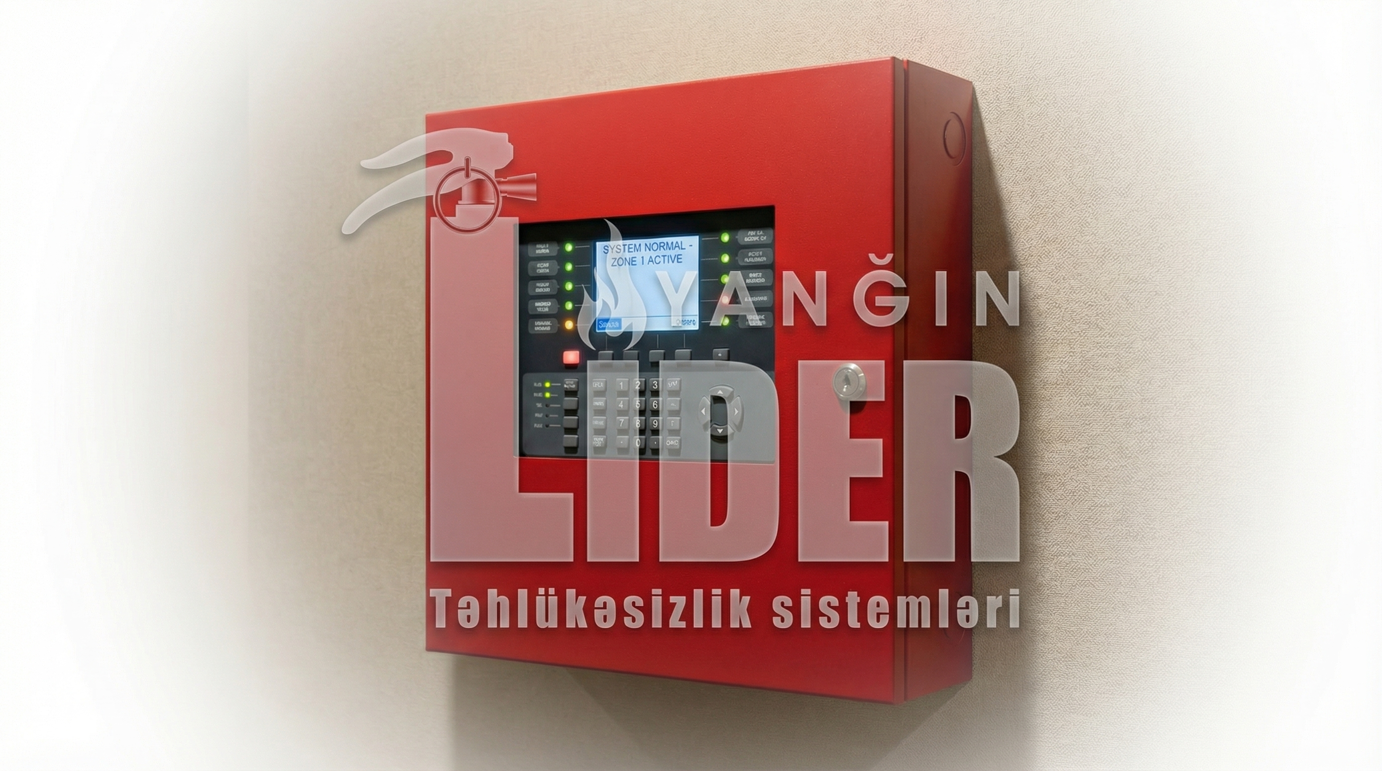 Yanğın siqnalizasiya idarəetmə paneli