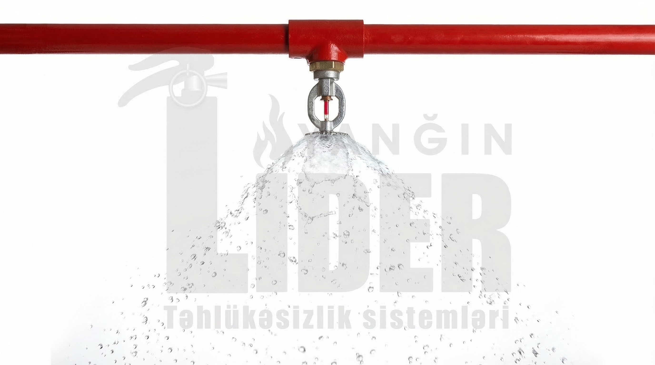 Sprinkler sistemi ofis mərtəbə planı sxemi